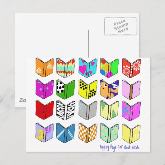 Boeken! Briefkaart (Voorkant / Achterkant)