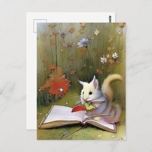 Boeken, Briefkaart voor postovergangen (Voorkant / Achterkant)