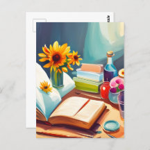 Boeken, Briefkaart voor postovergangen