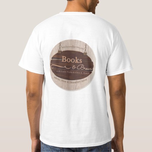 Boeken & Brouwen T-shirt (Achterkant)