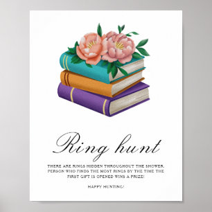 Boeken Bruidsfeest - Ring zoek spel Poster