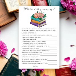 Boeken Bruidsfeest Wat zei de bruidegom spel
