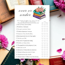 Boeken Bruidsjurk shower Over of onder spel