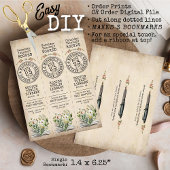 boeken bruiloft Save the Date DIY Bladwijzer