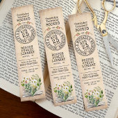 boeken bruiloft Save the Date DIY Bladwijzer