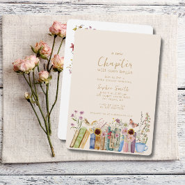 Boeken & Brunch Een nieuw Chapter Baby shower Kaart