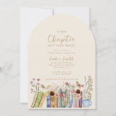 Boeken & Brunch Een nieuw hoofdstuk Wildflower Kaart (Voorkant)