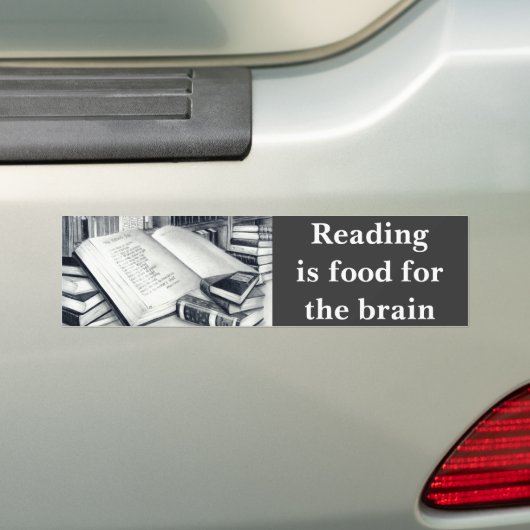 Boeken Bumpersticker (Op auto)