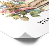 Boeken & Cadeaubordje | Boek Thema Baby shower Pos Poster (Hoek)