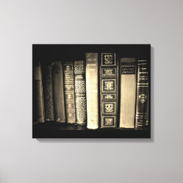 boeken canvas afdruk
