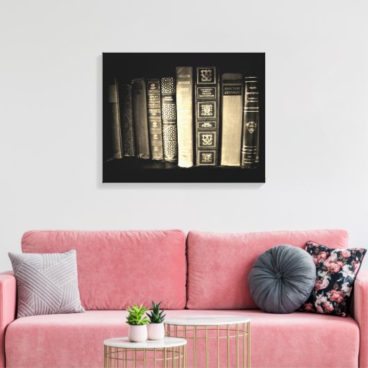  boeken canvas afdruk (Insitu (Woonkamer))