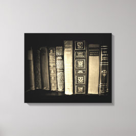 boeken canvas afdruk