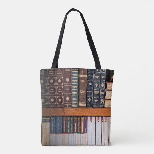 Boeken canvas tas (Achterkant)