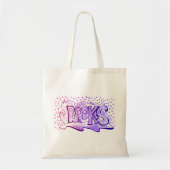 Boeken creatieve handlettering tote bag (Voorkant)