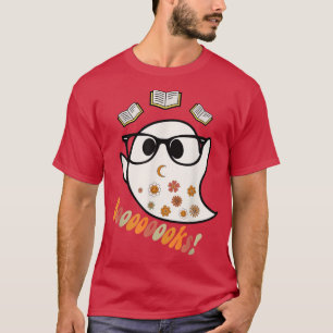 Boeken! Cute Ghost Reading Library Books Hoolwee T-shirt