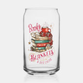 Boeken Dekens en Warme Chocolade  Blikvorm Glas (Achterkant)