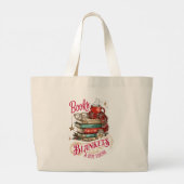 Boeken Dekens en Warme Chocolade Grote Tote Bag (Achterkant)