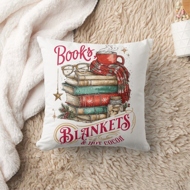 Boeken Dekens en Warme Chocolade  Kussen (Deken)