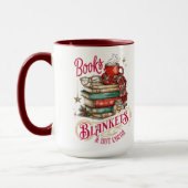 Boeken Dekens en Warme Chocolade Mok (Links)
