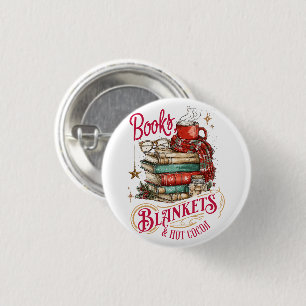 Boeken Dekens en Warme Chocolademelk Ronde Button 3,2 Cm
