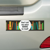 Boeken Design Bumpersticker (Op auto)