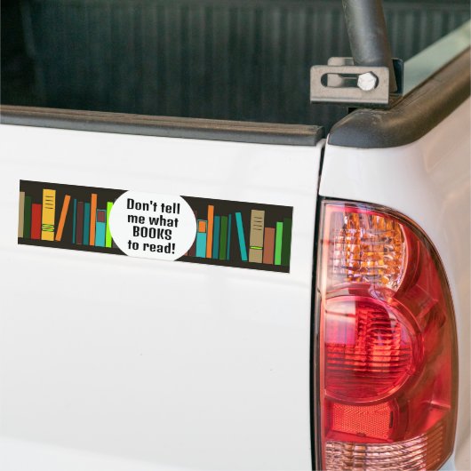 Boeken Design Bumpersticker (Op Truck)