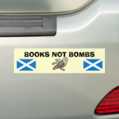 Boeken die de Schotse Onafhankelijkheidslezer niet Bumpersticker (Op auto)