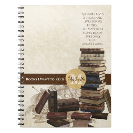 Boeken die ik wil lezen  Notitieboek