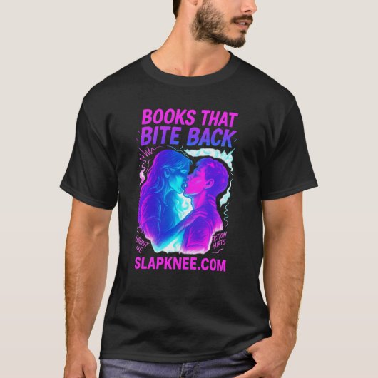 Boeken die terug bijten T-shirt (Voorkant)