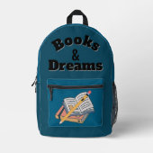 Boeken & Dromen Rugzak – Studenten Schooltas (Voorkant)