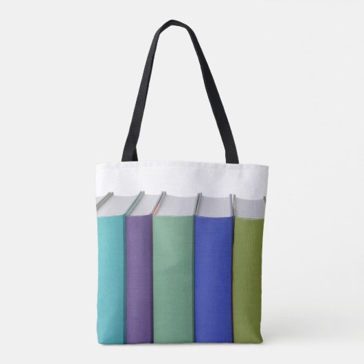Boeken dubbelzijdig tote bag (Achterkant)