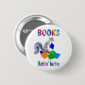 Boeken-eekhoorn Ronde Button 5,7 Cm (Voorkant /achterkant)