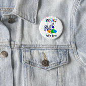 Boeken-eekhoorn Ronde Button 5,7 Cm (In situ)