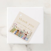 boeken Een nieuw hoofdstuk Baby shower Bedankjes Labels (In situ)