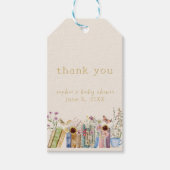  boeken Een nieuw hoofdstuk Baby shower Cadeaulabel (Voorkant)