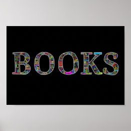 Boeken: een ontwerp voor boekliefhebbers poster