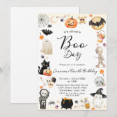 Boeken elke leeftijd Halloween Verjaardag Kaart (Voorkant / Achterkant)