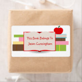 Boeken en Apple Bookplate Label (Insitu)