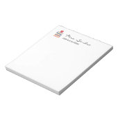 Boeken en Apple gepersonaliseerd Notitieblok voor (Linkerzijde)