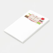 Boeken en Apple Post-it® Notes (Schuin)