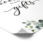 Boeken en Baby shower voor schenkingen Poster (Hoek)