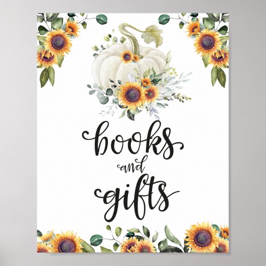 Boeken en Baby shower voor schenkingen Poster (Voorkant)