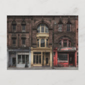 Boeken en bistro's en slagers No 5 Kleur Versie Briefkaart (Voorkant)