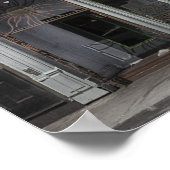 Boeken en bistro's en slagers No 5 Kleur Versie Poster (Hoek)