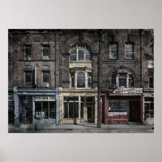 Boeken en bistro's en slagers No 9 Old Film Poster (Voorkant)