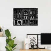 Boeken en bistro's en slagers nr. 5 poster (Thuiskantoor)
