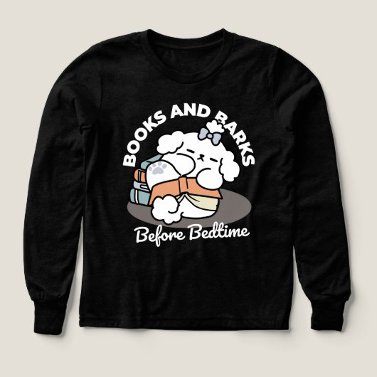 Boeken en blaffen - Schattige Sleepy Dog Reading D (Voorkant)