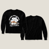 Boeken en blaffen - Schattige Sleepy Dog Reading D (Voorkant /achterkant)