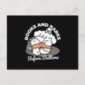 Boeken en blaffen - Schattige Sleepy Dog Reading D Feestdagenkaart (Voorkant)