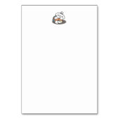 Boeken en blaffen - Schattige Sleepy Dog Reading D Kaart (Achterkant)